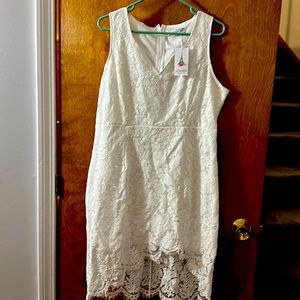Aooksmery XL white dress